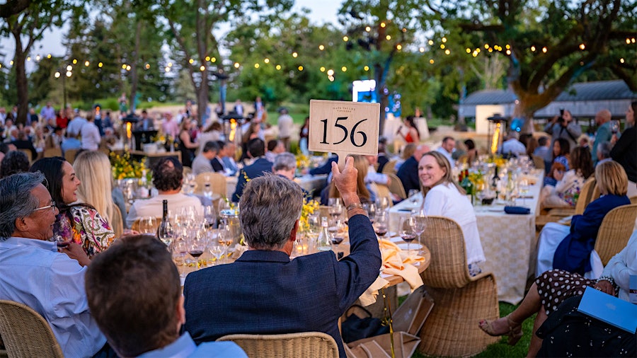 At the live auction, held at Domaine Chandon in Yountville, bidders raised their paddles for winery-offered luxury lots that included travel, jewelry and events.