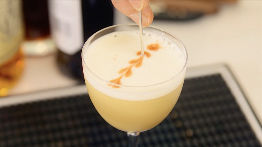 Oak and Orchard cocktail